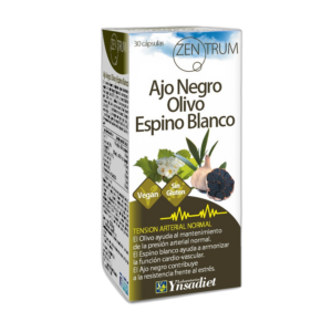 Olivo, Ajo Negro y Espino Blanco 30 caps Zentrum
