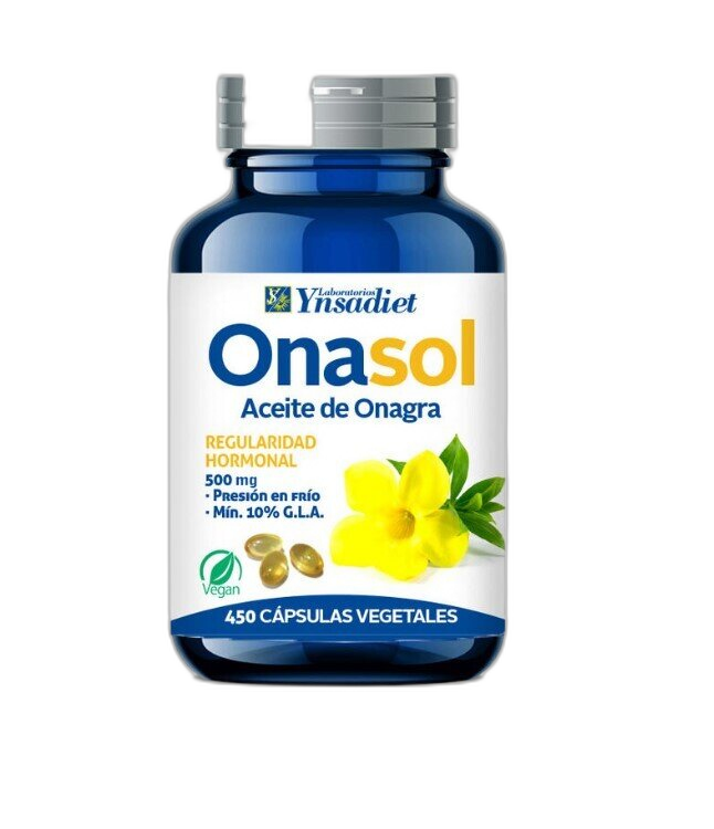 Aceite de Onagra Onasol 500mg 450 perlas Ynsadiet