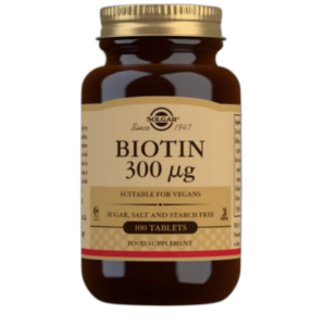 Biotina 300mcg 100comp Solgar