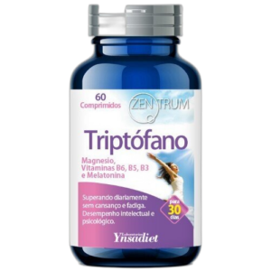 Triptofano con Melatonina, Magnesio y Vitaminas B6,B5,B3 60Comp Ynsadiet