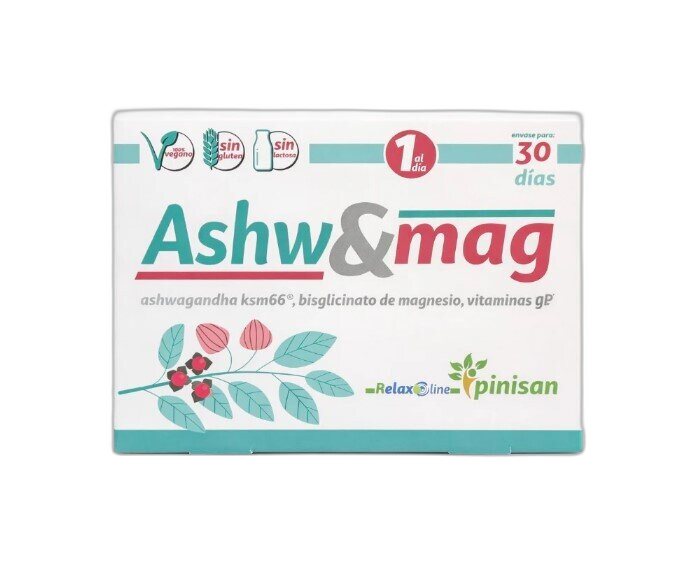 Ashwagandha y Magnesio 30 cápsulas Pinisan