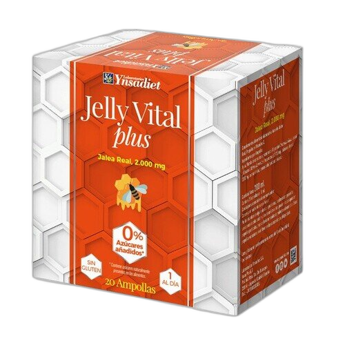 Jelly Vital Plus Jalea Real 2000mg 20 ampollas Ynsadiet
