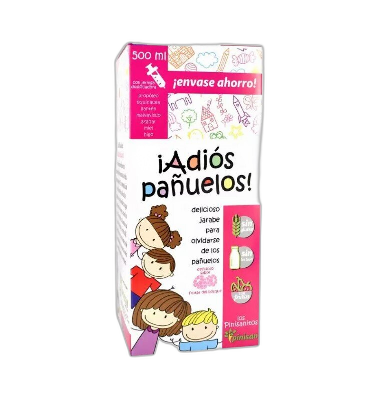 ¡Adiós Pañuelos! Jarabe Envase Ahorro 500ml Pinisan