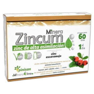 Zincum Mineraline con Escaramujo 60 caps Pinisan