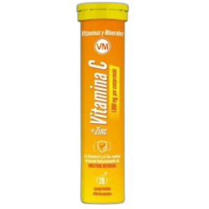 Vitamina C + Zinc 20 comp Efervescentes Ynsadiet