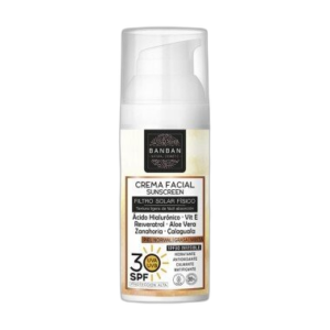 Crema Solar Facial Spf30 pieles normal, mixta grasa 50ml Banban