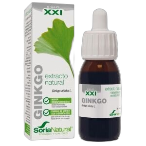 Extracto de Ginkgo Biloba XXI 50ml Soria Natural