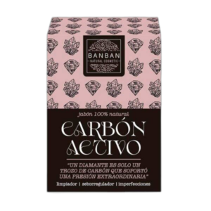 Jabón Carbón Activo Banban 100% natural 100gr