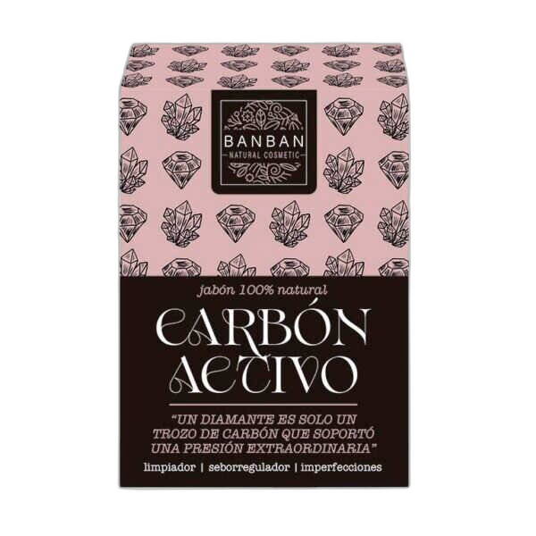 Jabón Carbón Activo Banban 100% natural 100gr