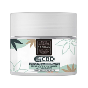 Crema facial CBD pieles secas y sensibles 50ml Banban