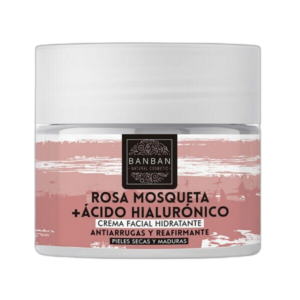 Crema Facial Rosa Mosqueta y Acido Hialurónico 50ml Banban