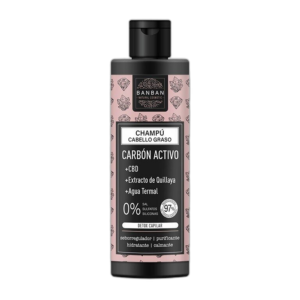 Champú Carbón Activo CBD cabello graso 250ml Banban