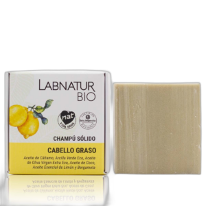 Champú Sólido Cabello Graso 75g Labnatur Bio