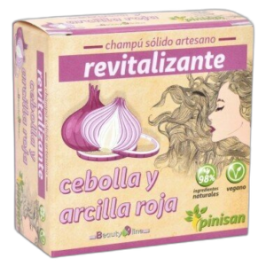 Champú Sólido Revitalizante (Cebolla y Arcilla Roja)