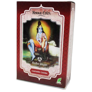 Henna Castaño Caoba Radhe Shyam polvo 100gr