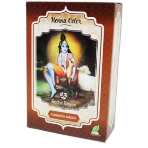 Henna Castaño Medio Radhe Shyam polvo 100gr