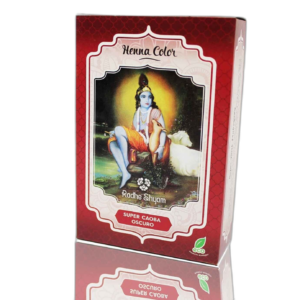 Henna Super Caoba Oscuro Radhe Shyam polvo 100gr
